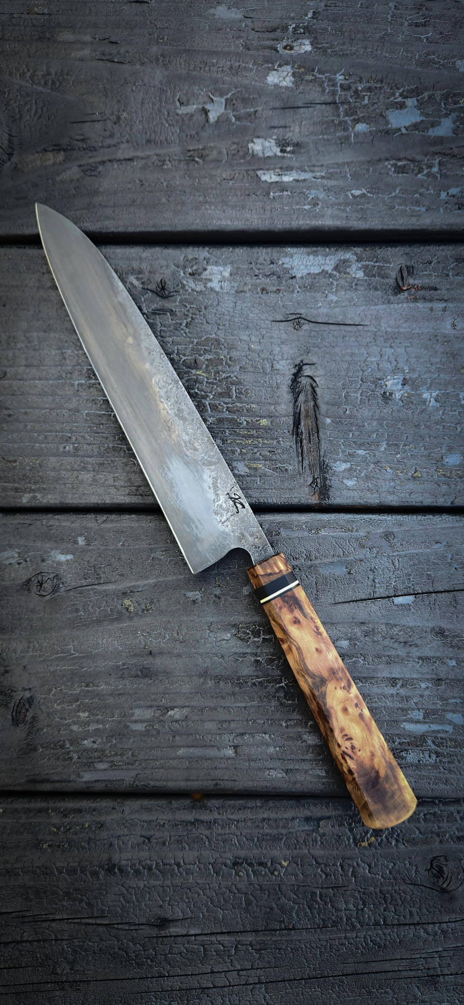 210mm “Golden Scarab” Gyuto